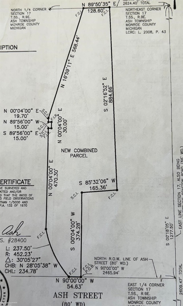 0 Ash St, Carleton MI, 48117 land for sale