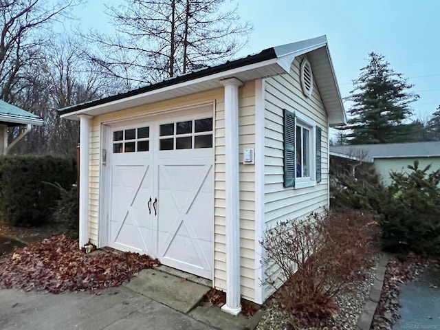 view of outbuilding with an outdoor structure