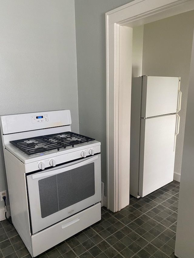 kitchen with white appliances