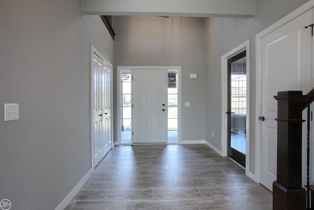 view of entrance foyer