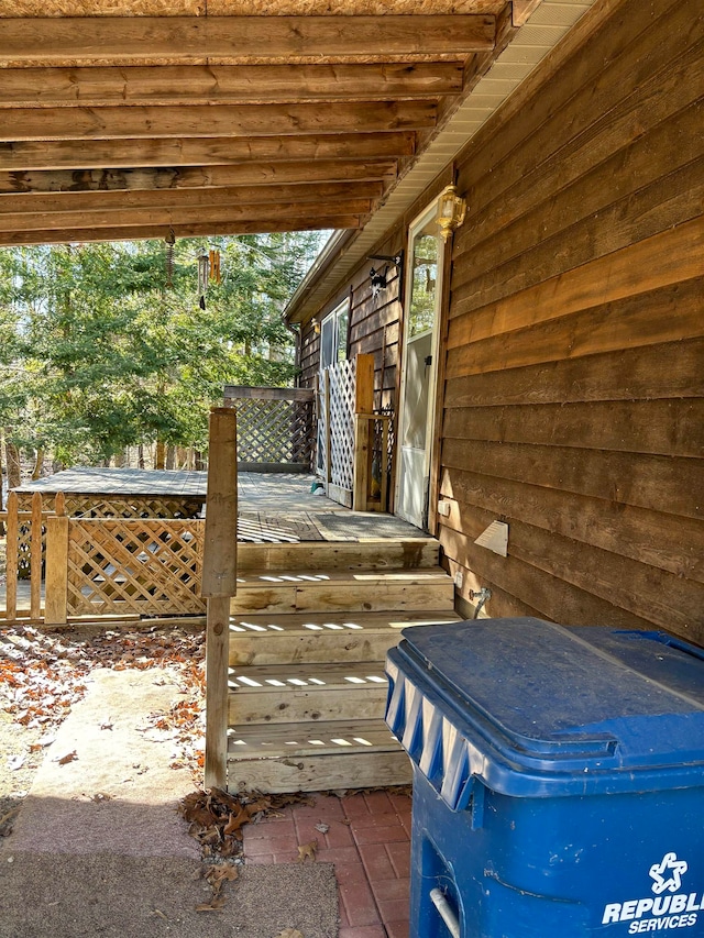 view of deck