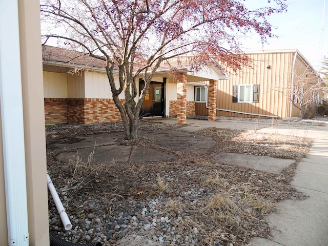 view of ranch-style home