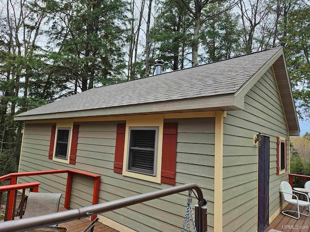 view of shed / structure