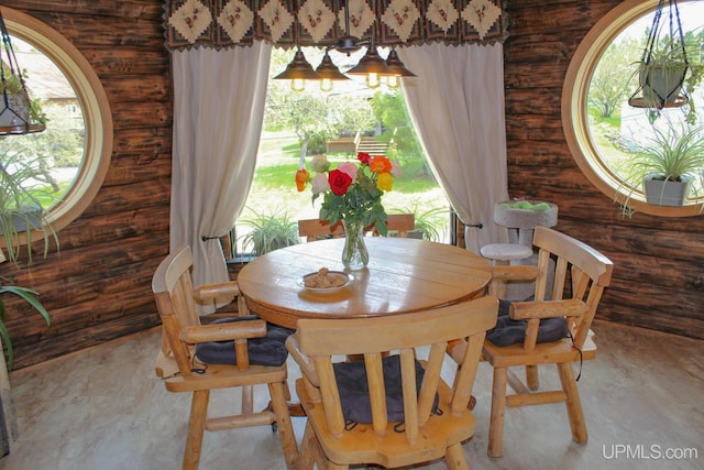 view of dining room