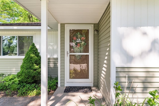 view of entrance to property