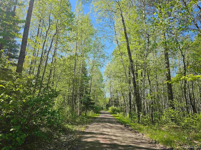 view of road