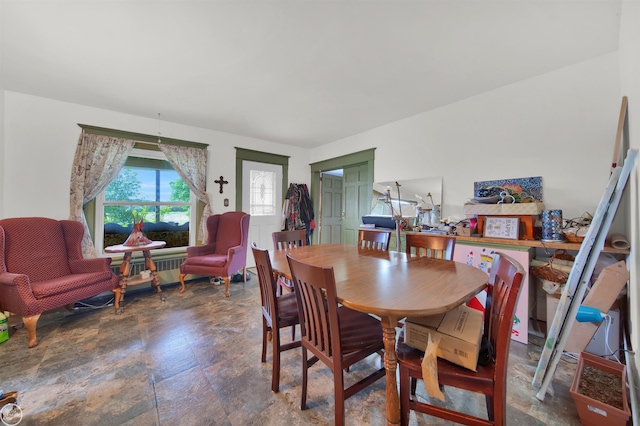 view of dining area