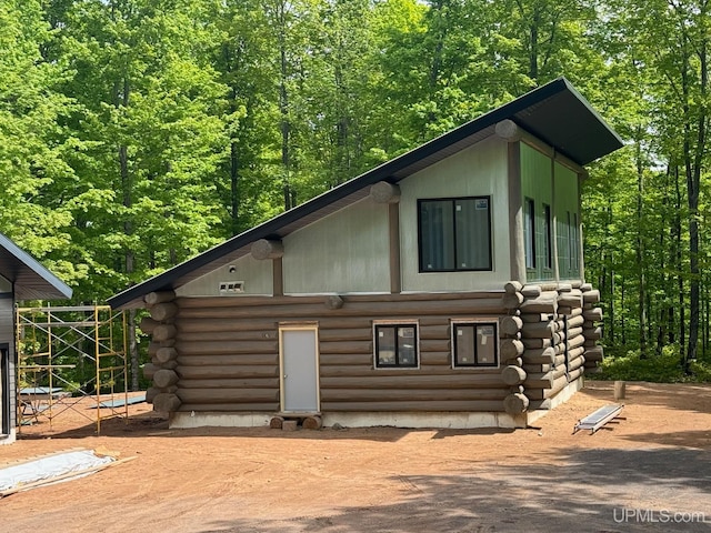 view of back of house