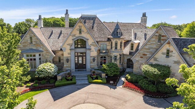 view of front of home featuring french doors