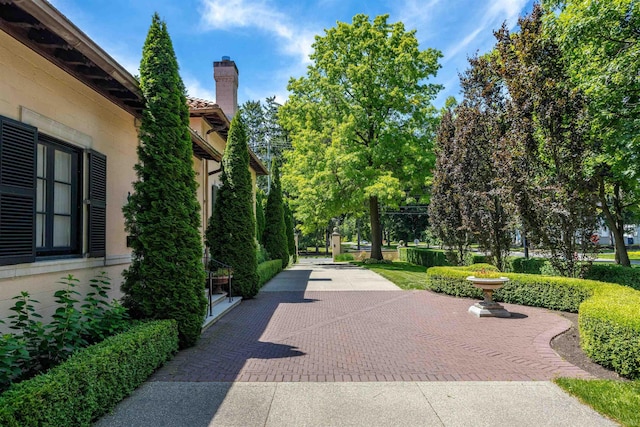 view of home's community with a patio