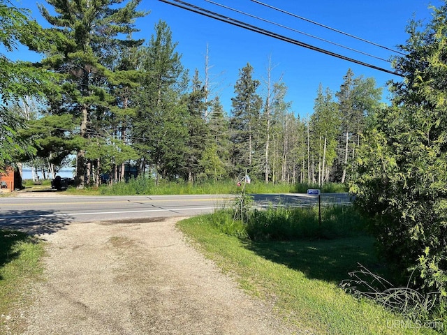 view of road