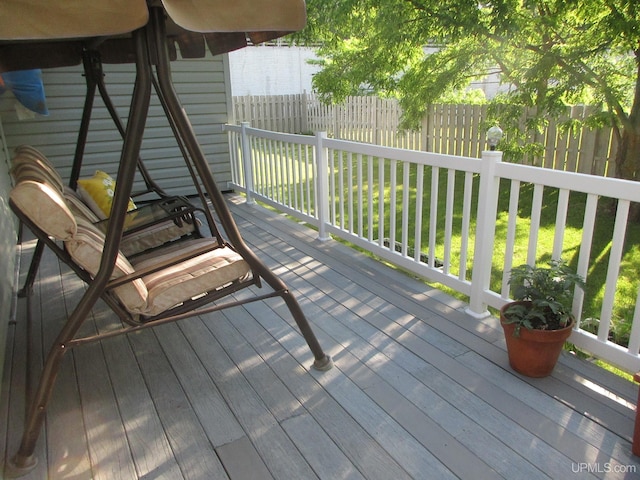 view of deck