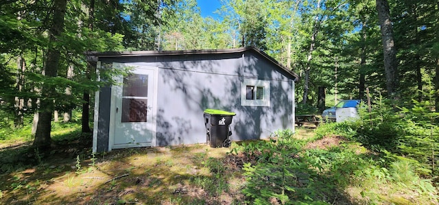 view of outbuilding