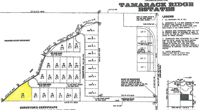 LOT16 White Pine Rdg, Harrison MI, 48625 land for sale