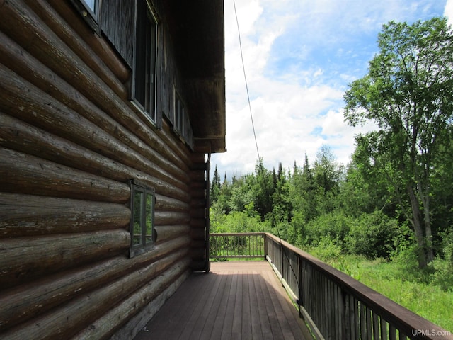 view of deck