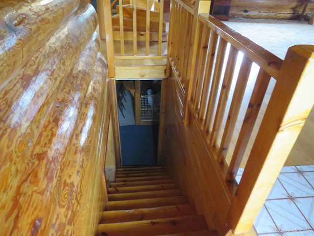 view of staircase