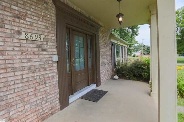 view of entrance to property