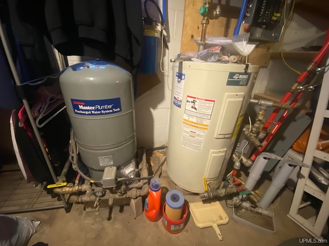 utilities featuring water heater