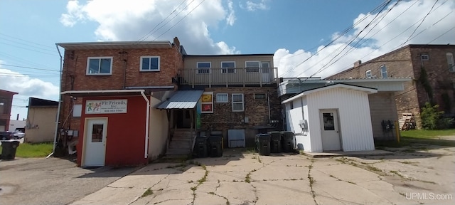 view of rear view of property