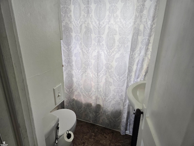 bathroom with toilet