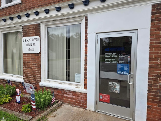 view of entrance to property