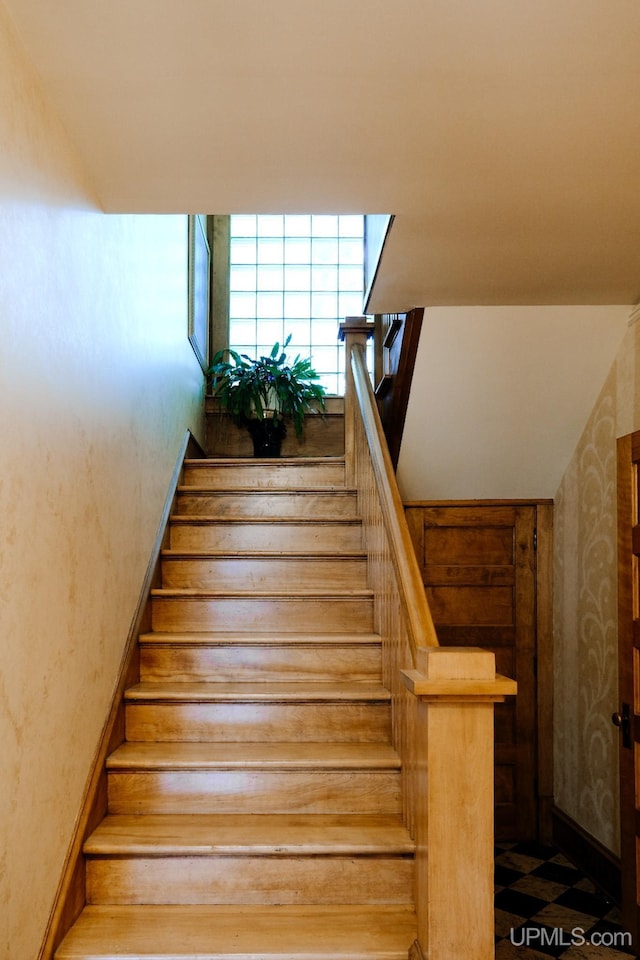 view of staircase