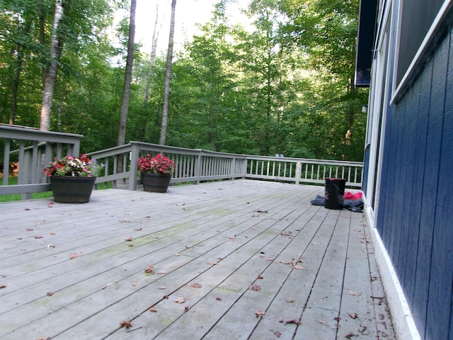 view of deck