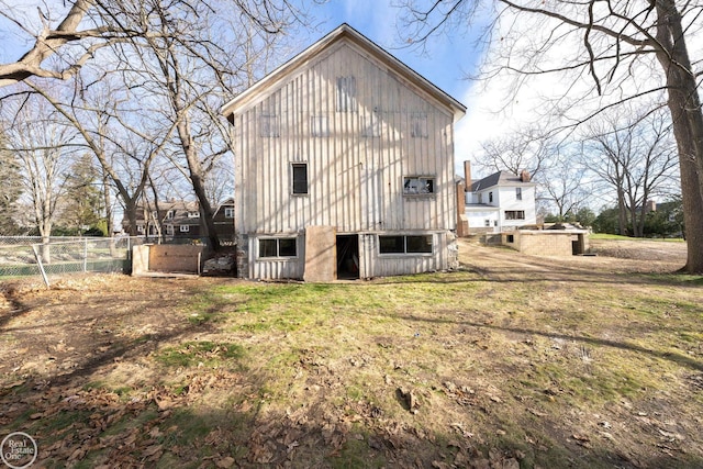 view of rear view of property