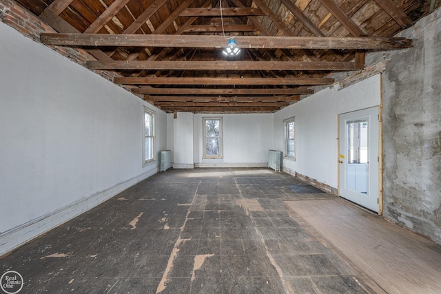 basement featuring a healthy amount of sunlight