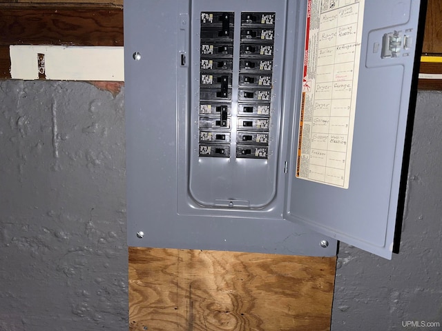 utilities with electric panel