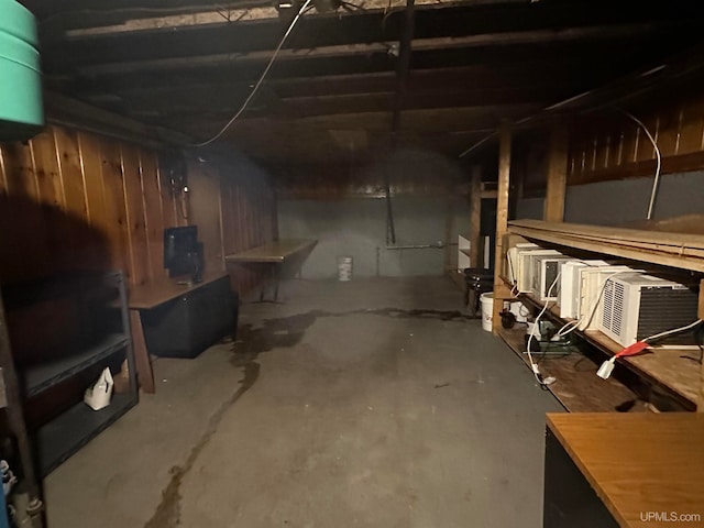 view of basement