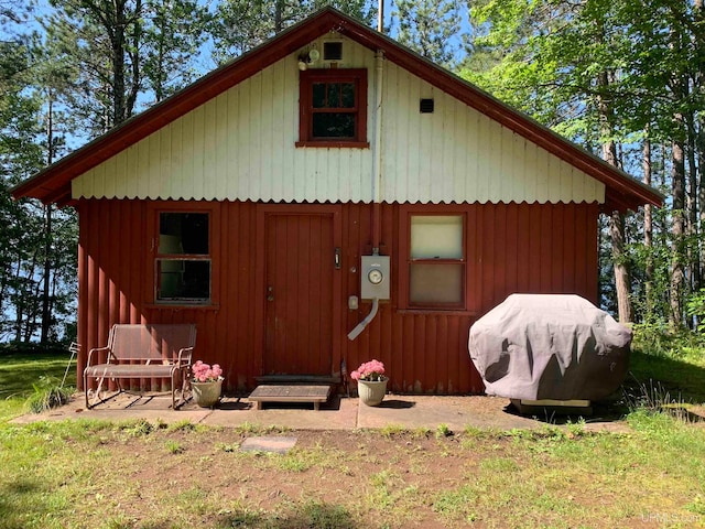 view of rear view of property