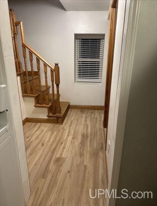 interior space featuring hardwood / wood-style floors