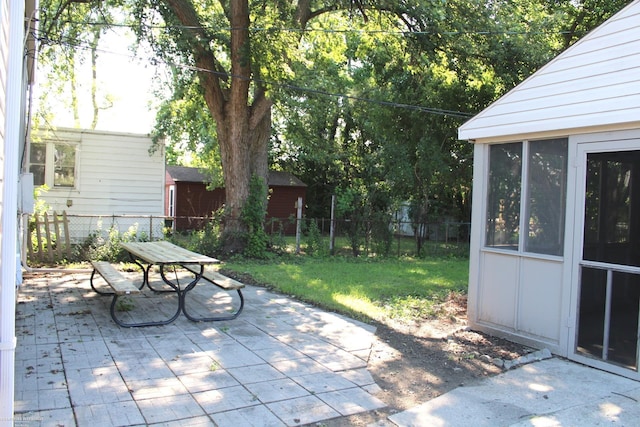 view of patio