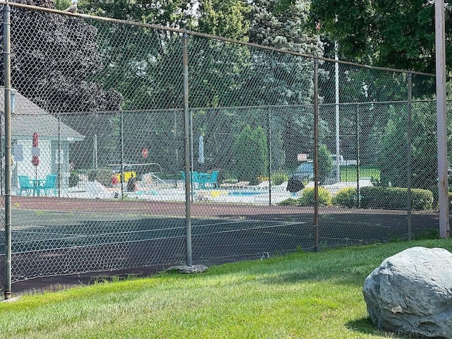 view of sport court