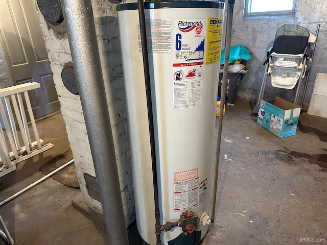 utilities featuring water heater