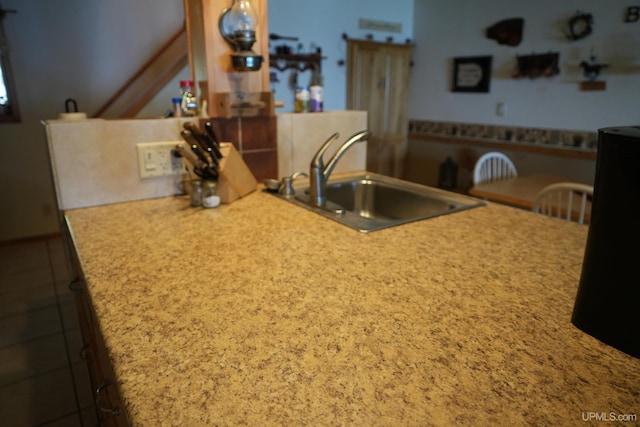 kitchen featuring sink