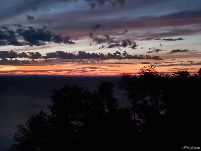 view of nature at dusk