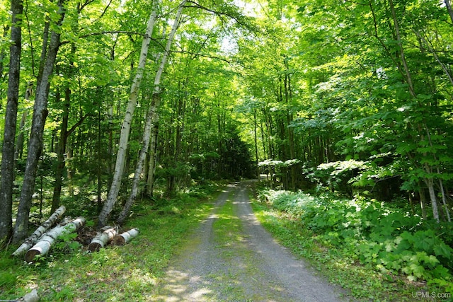 view of road