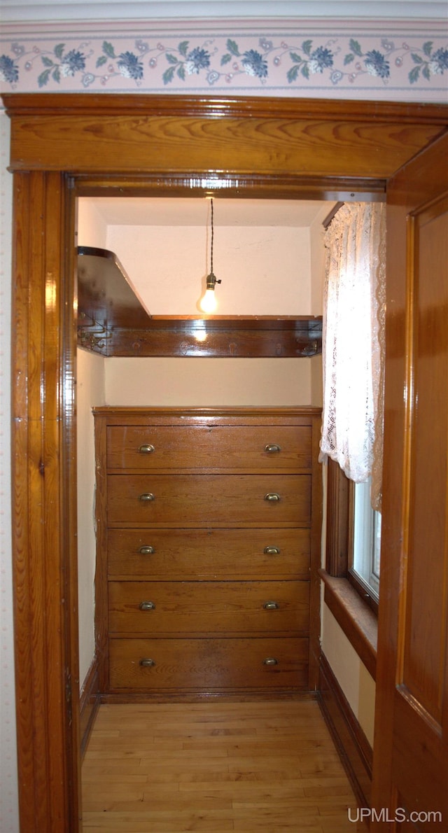 interior details featuring wood finished floors