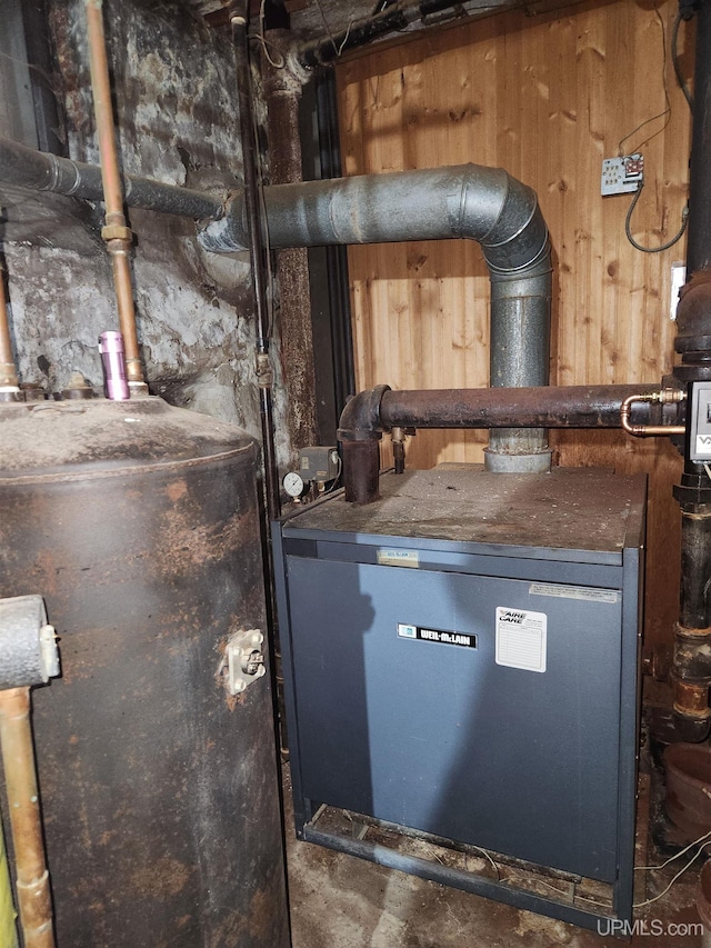 utilities featuring water heater
