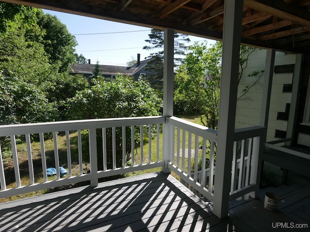 view of deck