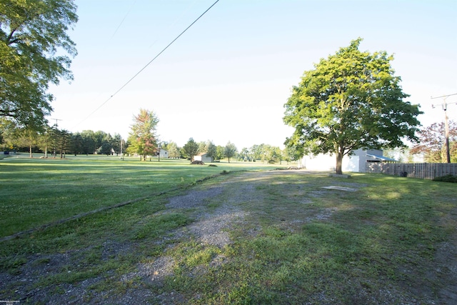 view of yard