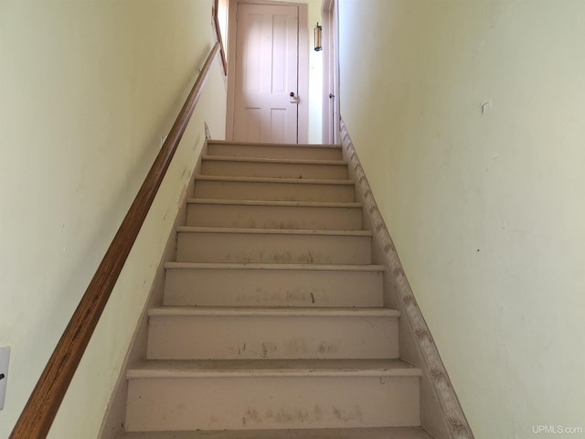 view of stairs