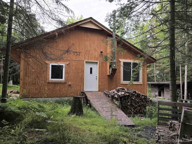 view of rear view of house