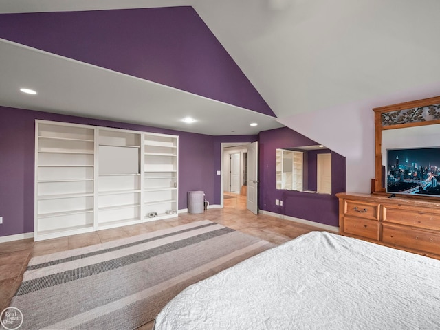 view of tiled bedroom