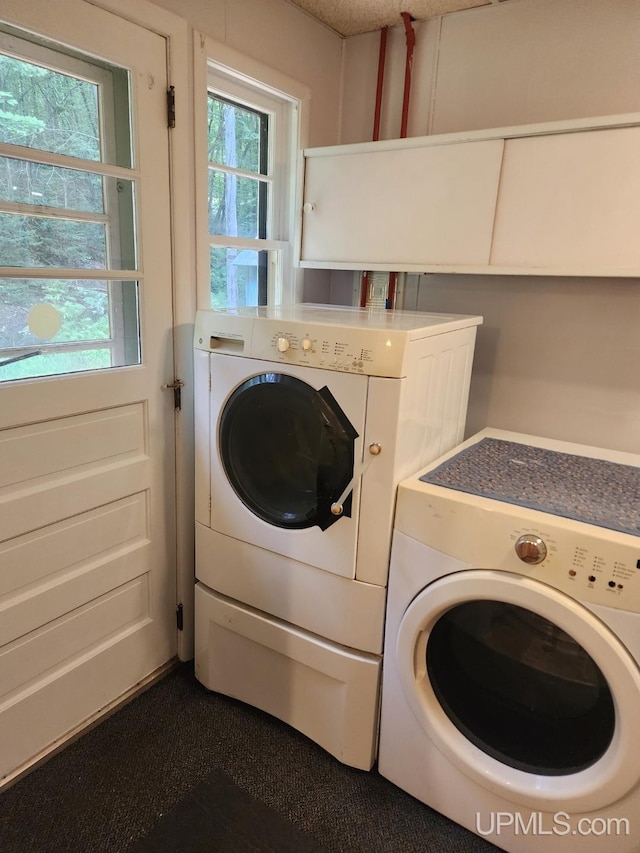 laundry area featuring separate washer and dryer