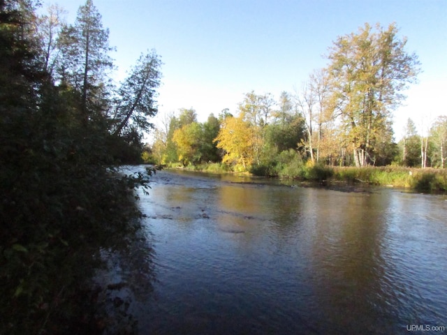 view of water feature