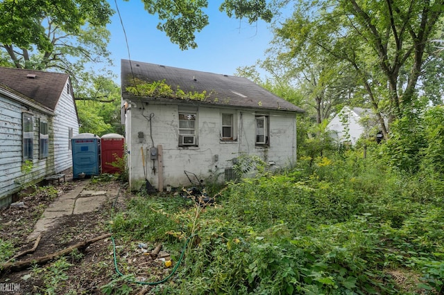 view of back of property