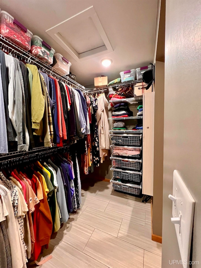 view of spacious closet